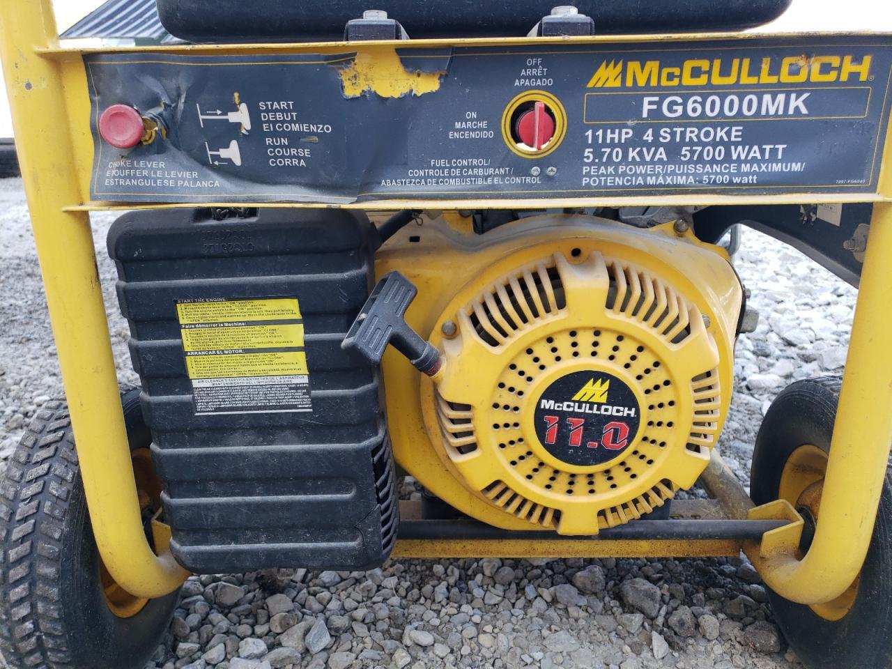 2006 Mcculloch FG6000MK Generation