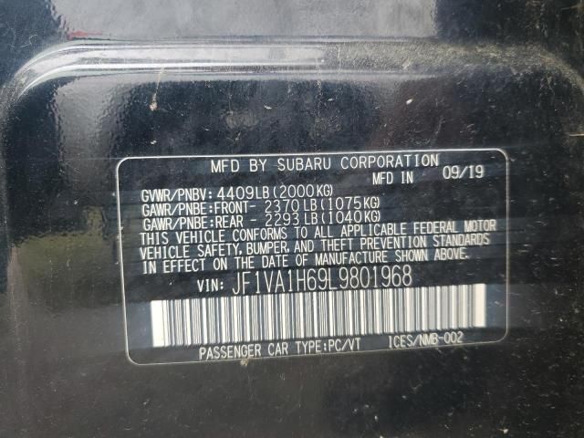 2020 Suba RU WRX Limited