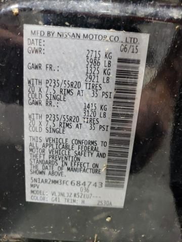 2015 Nissan Pathfinder s