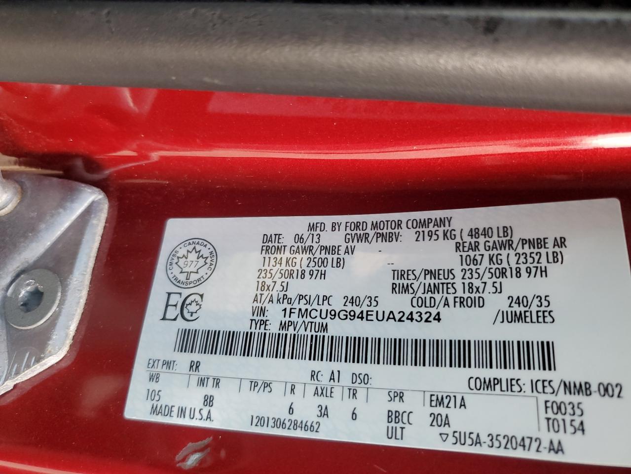 2014 Ford Escape se