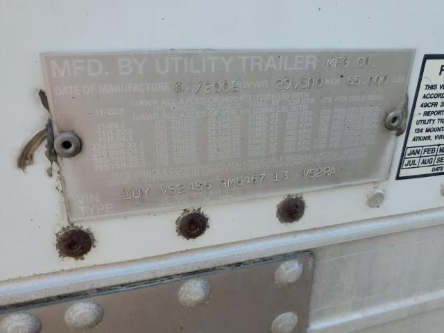 2009 Utility VS2RA Refrigerated Van Trailer