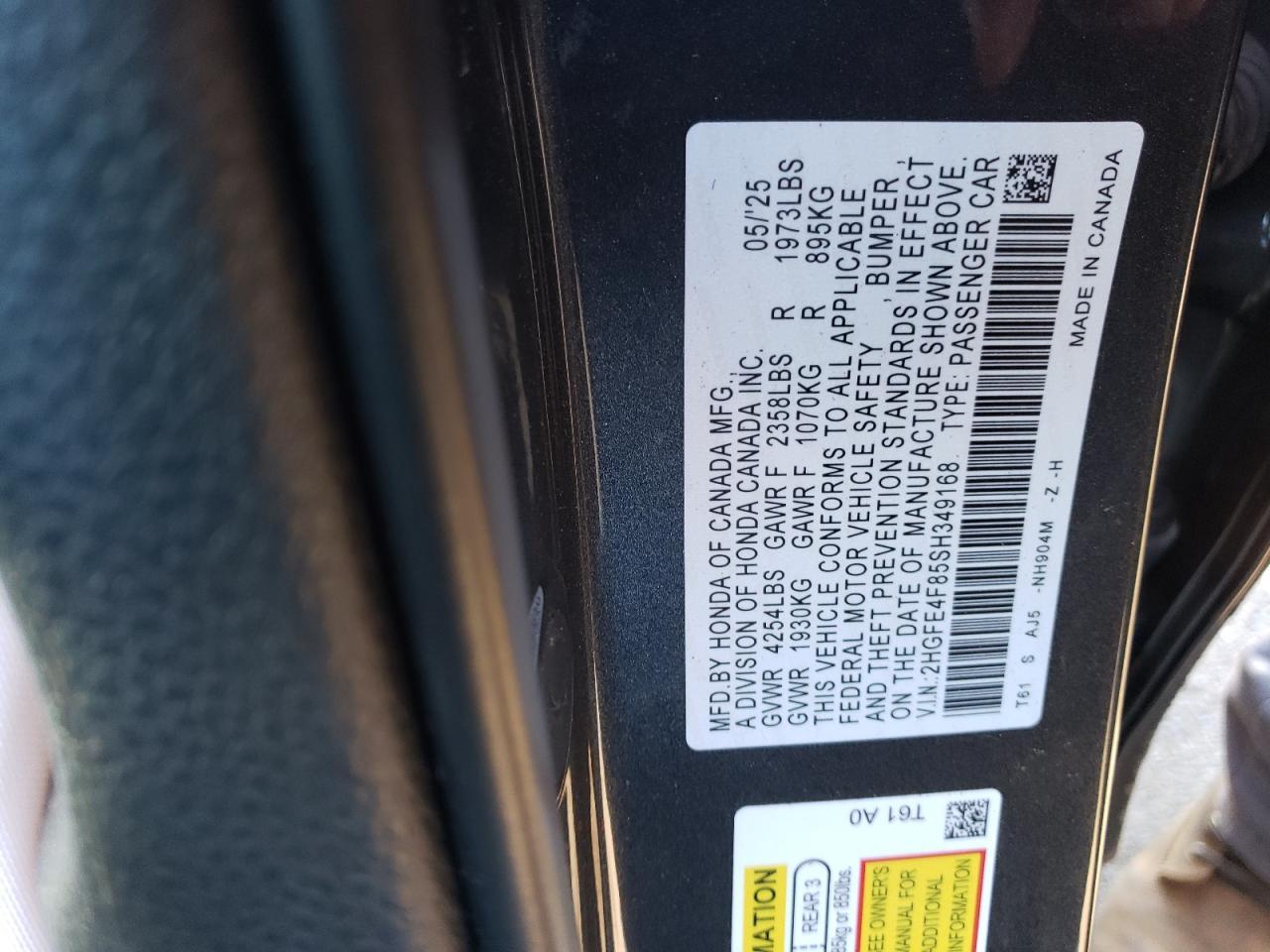 2025 Honda Civic Sport