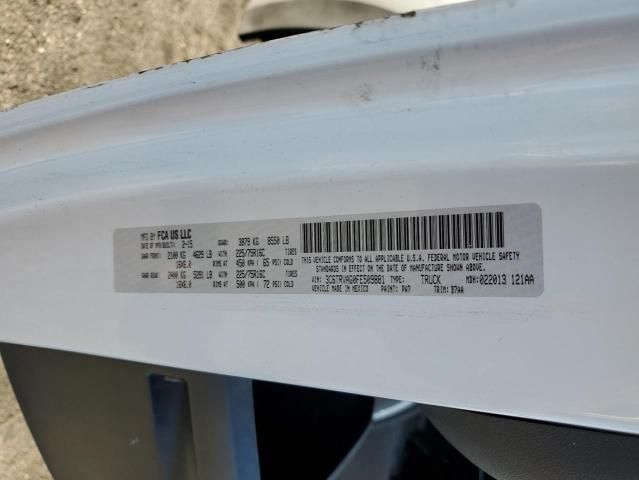 2015 Dodge RAM Promaster 1500 1500 Standard