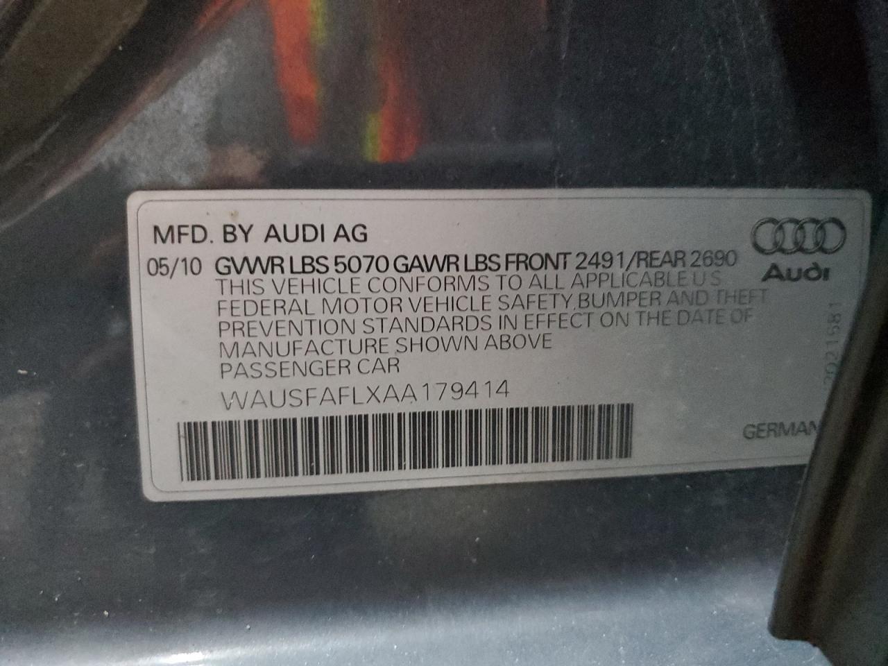 2010 Audi A4 Premium