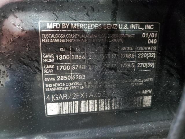 2001 Mercedes-Benz Ml 430