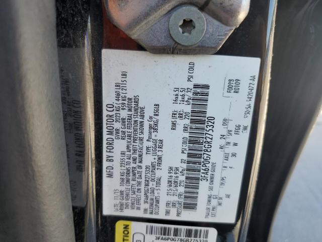 2016 Ford Fusion s