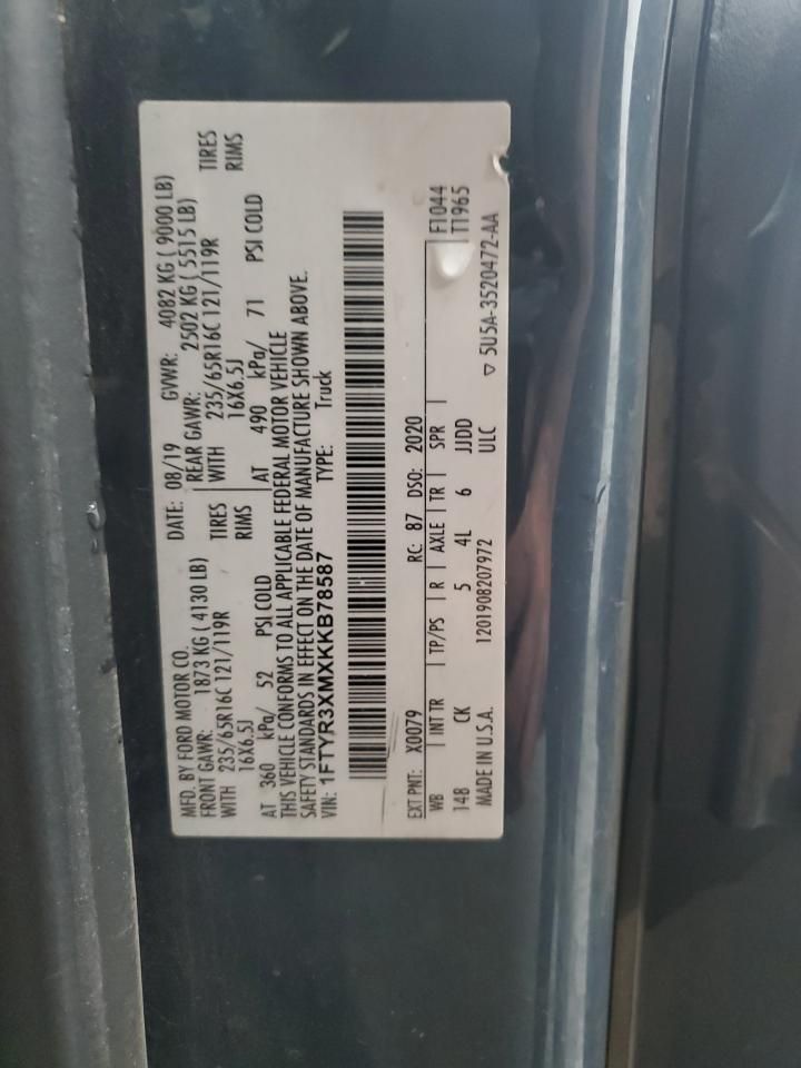 2019 Ford Transit T-250