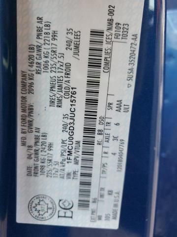 2018 Ford Escape SE