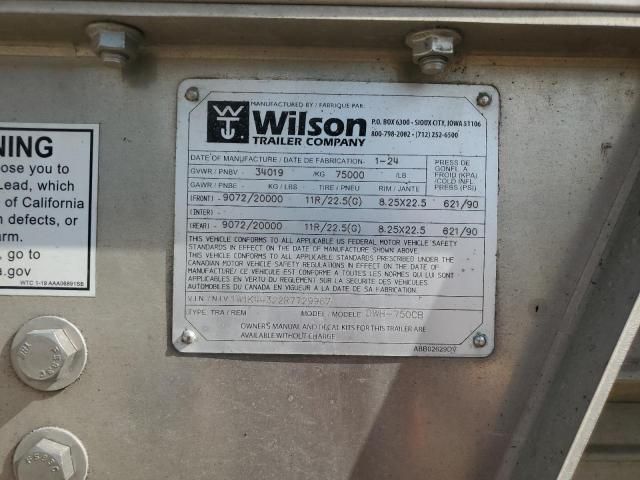 2024 Wilson DWH-750CB Grain Trailer