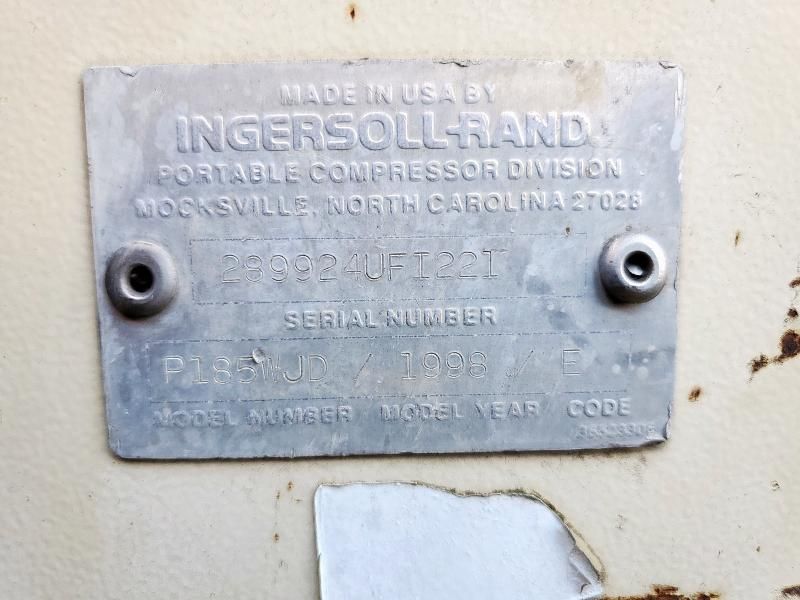 1994 Ingersoll-Rand P185JWD-AIR Compressor