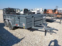 Salvage cars for sale from Copart New Braunfels, TX: 2025 J & C Trailers 2025 J & C 77X12 Hyster Utility Trailer