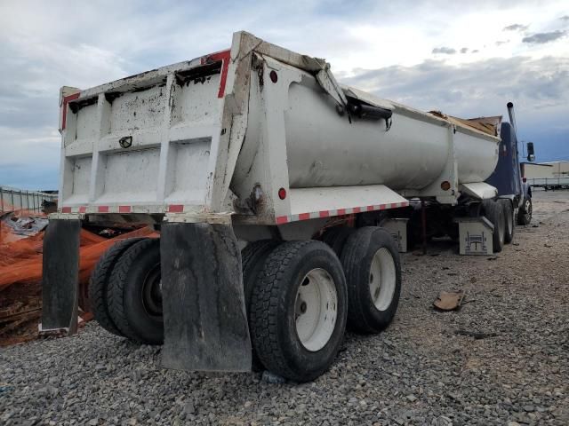 1999 Kenworth T800 Semi Truck With END Dump Trailer