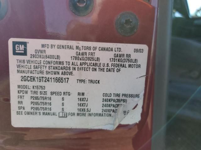 2004 Chevrolet Silverado K1500
