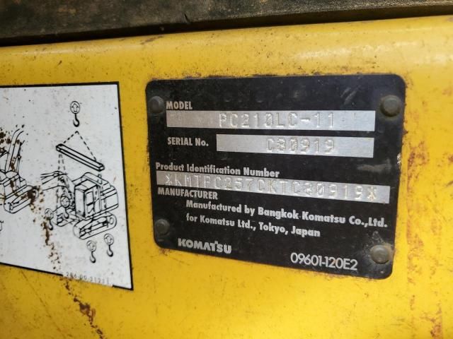 2019 Komatsu PC210LC-11 Excavator