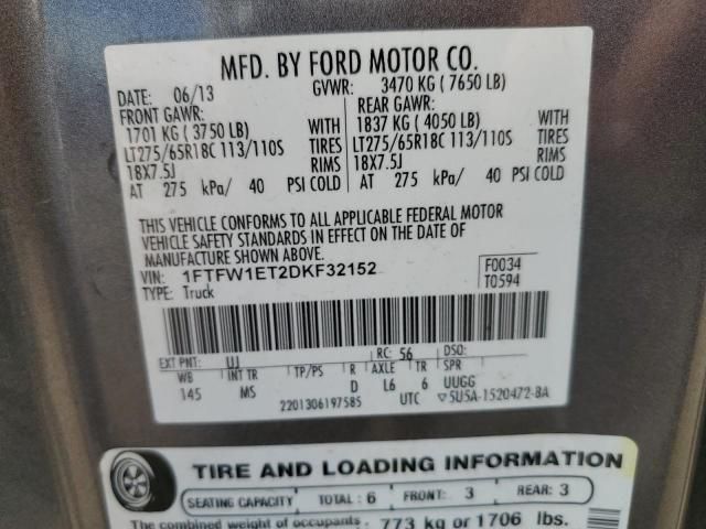2013 Ford F150 Supercrew