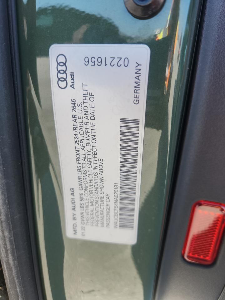 2022 Audi A5 Premium Plus 40