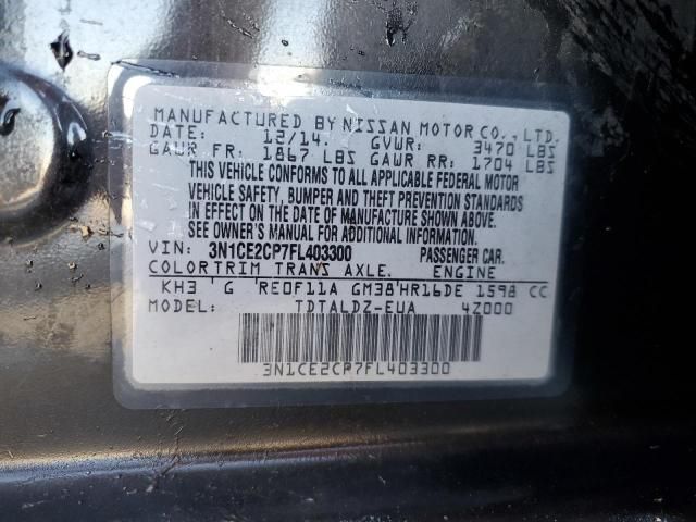 2015 Nissan Versa Note S