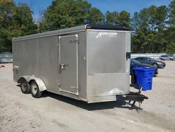 Salvage trucks for sale at Knightdale, NC auction: 2015 Homesteader 716HT Enclosed Cargo Trailer