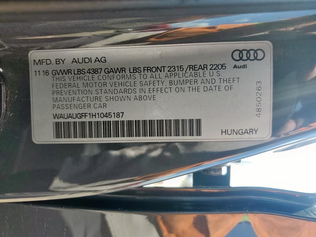 2017 Audi A3 Premium