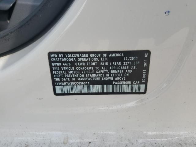2012 Volkswagen Passat S
