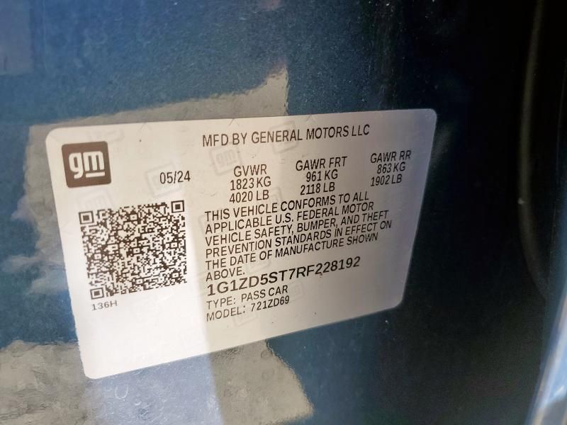 2024 Chevrolet Malibu lt