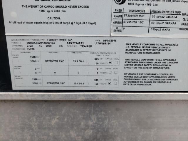 2019 Foresriver 2019 Forest River Enclosed Cargo Trailer