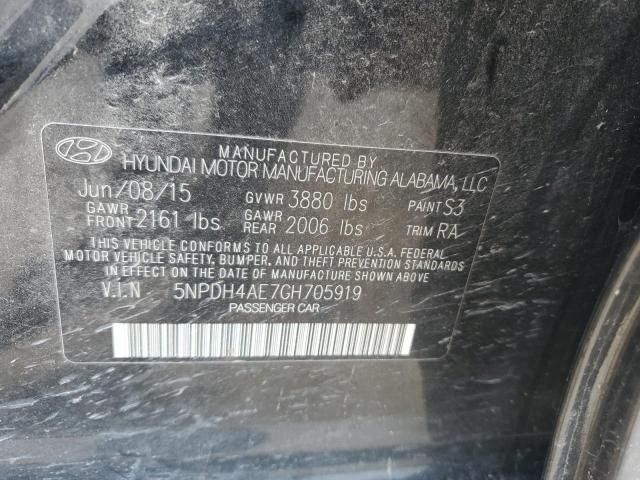 2016 Hyundai Elantra se