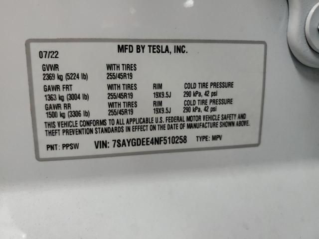 2022 Tesla Model Y