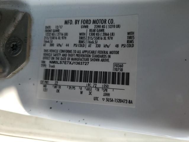 2018 Ford Transit Connect XL