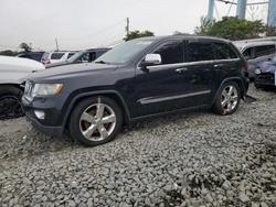 Jeep salvage cars for sale: 2013 Jeep Grand Cherokee Overland