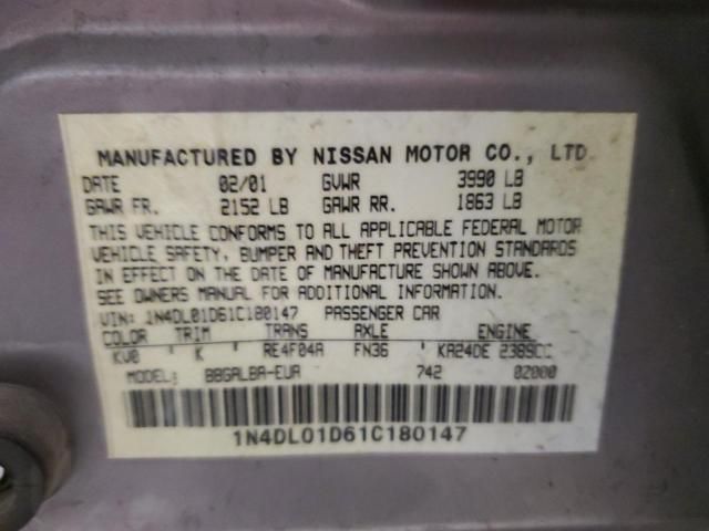 2001 Nissan Altima XE