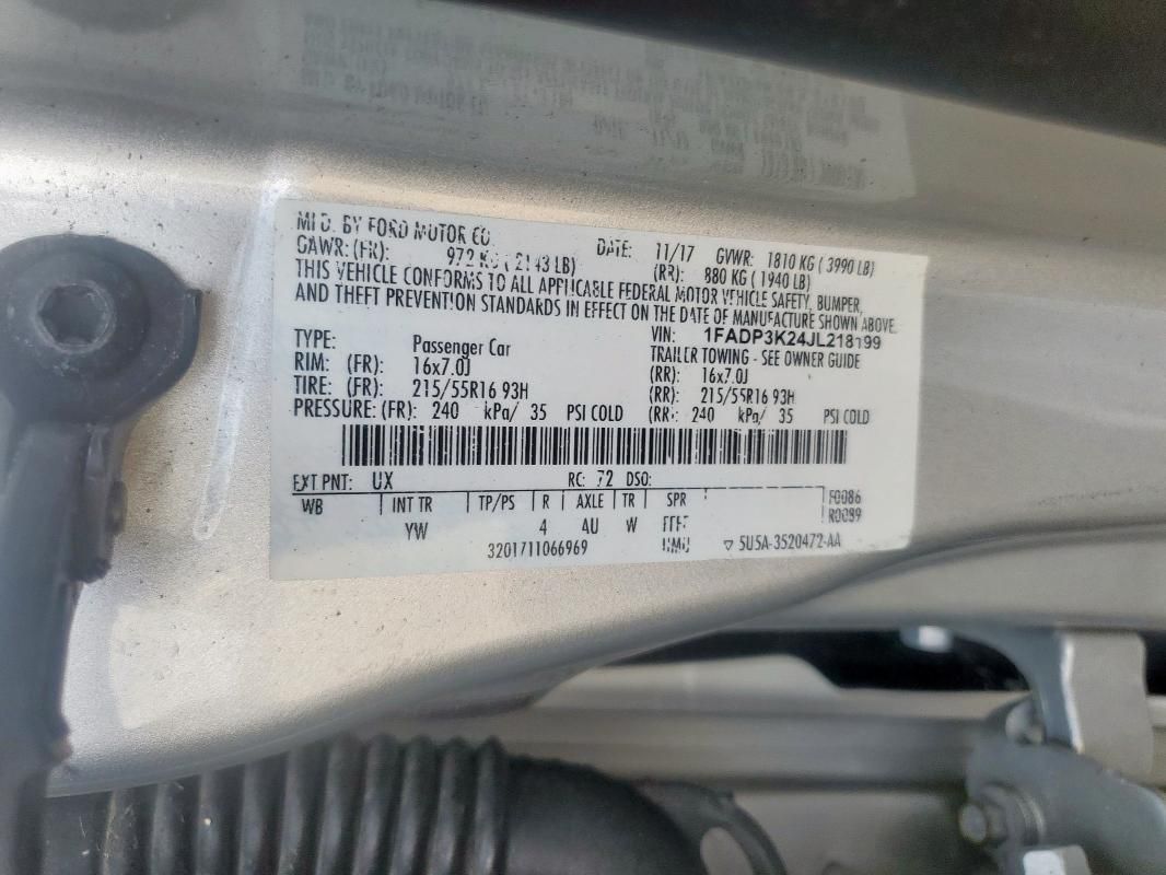 2018 Ford Focus SE