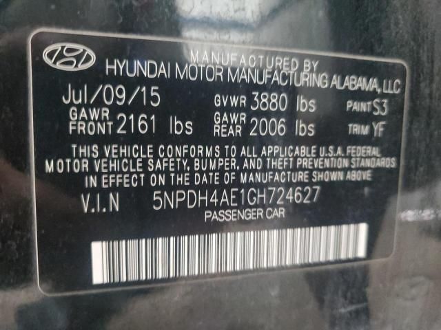 2016 Hyundai Elantra SE