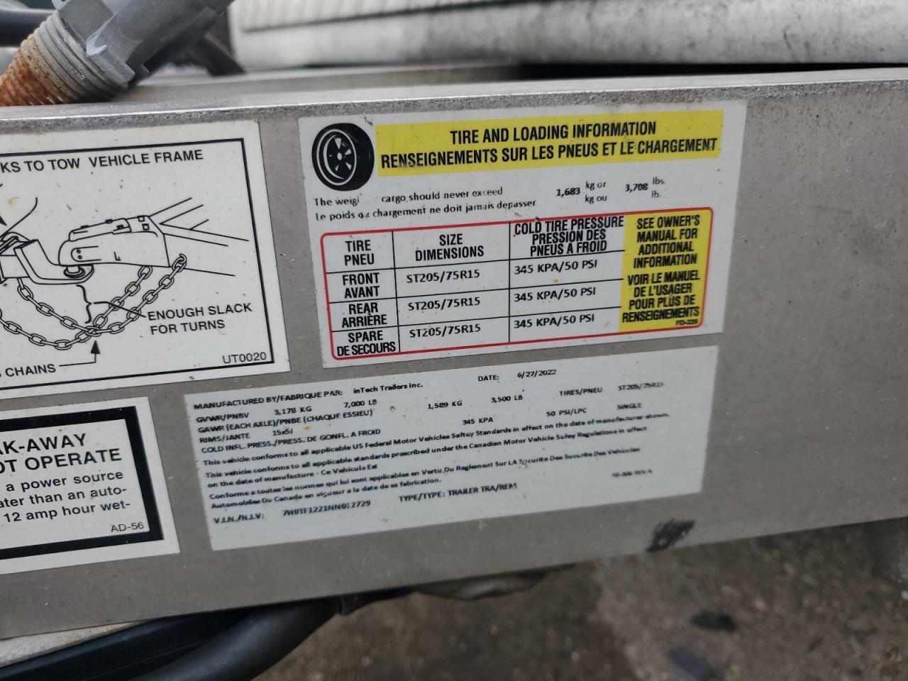 2022 Interstate CH Fiber Optic Spicling Trailer