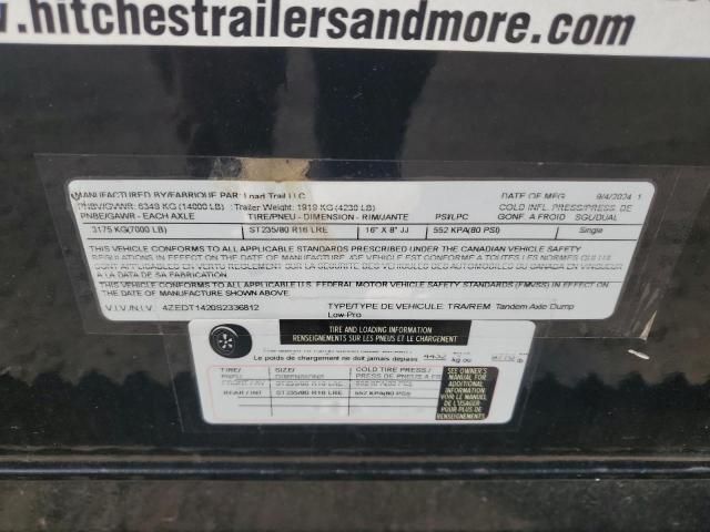 2025 Load Trail Dump Trailer