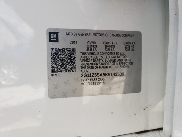 2019 Chev Rolet Impala lt