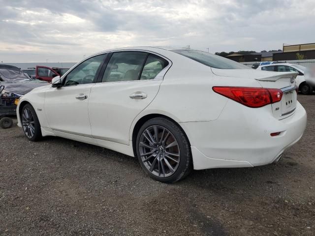 2016 Infiniti Q50 red Sport 400