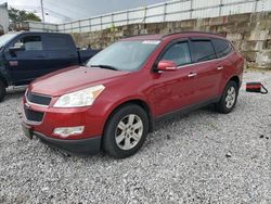 Chevrolet Traverse salvage cars for sale: 2012 Chevrolet Traverse LT