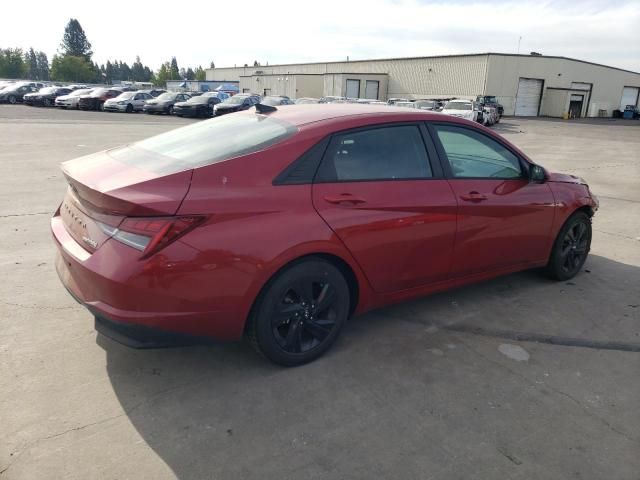 2022 Hyundai Elantra Blue