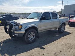 Salvage trucks for sale at Fredericksburg, VA auction: 2002 Toyota Tacoma Double Cab