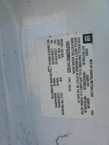 2002 Chevrolet Express G2500