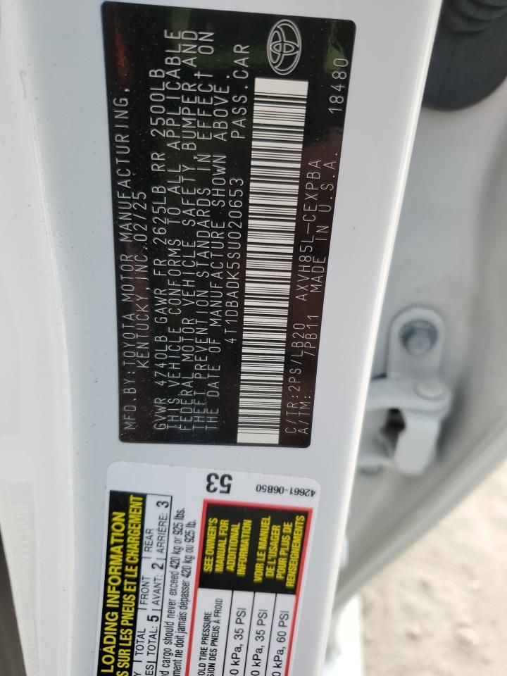 2025 Toyota Camry xse