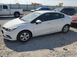 Chevrolet Cruze ls salvage cars for sale: 2018 Chevrolet Cruze LS