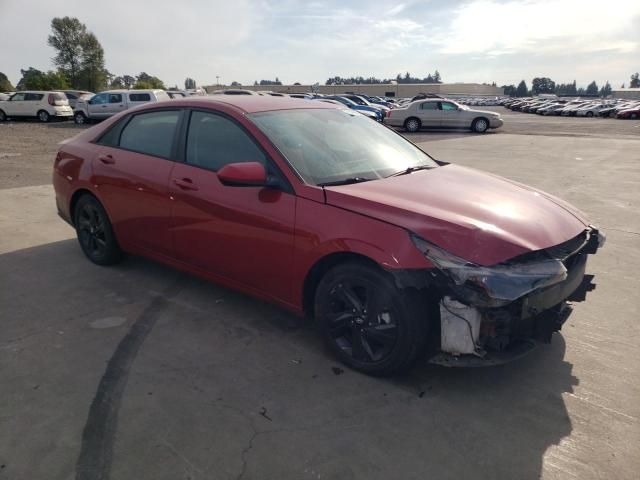 2022 Hyundai Elantra Blue