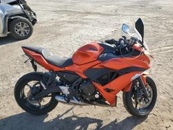 Salvage motorcycles for sale at Wichita, KS auction: 2017 Kawasaki EX650 F