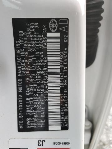 2010 Toyota Corolla Base