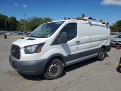 Salvage trucks for sale at Marlboro, NY auction: 2017 Ford Transit T-150