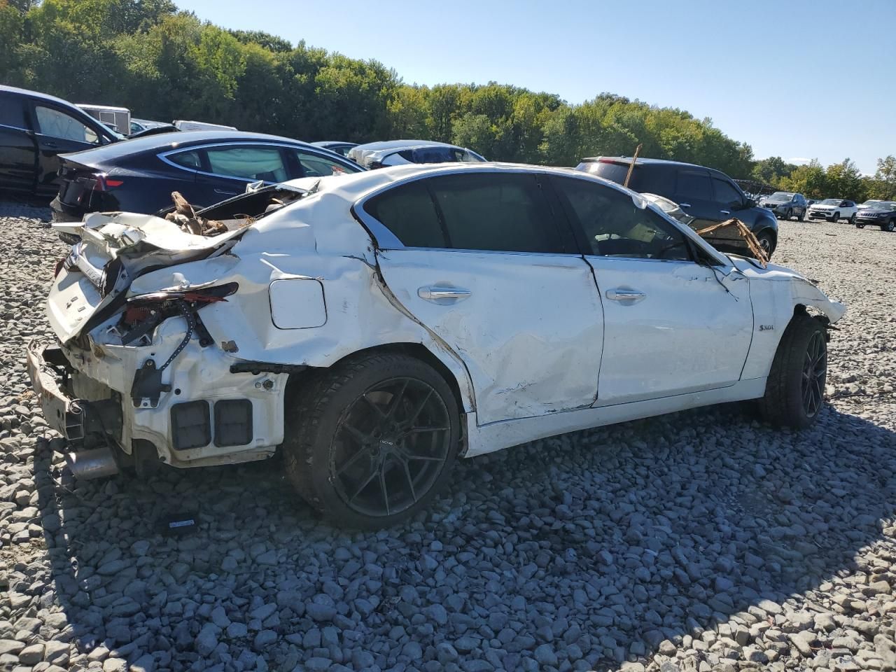 2018 Infiniti Q50 red Sport 400