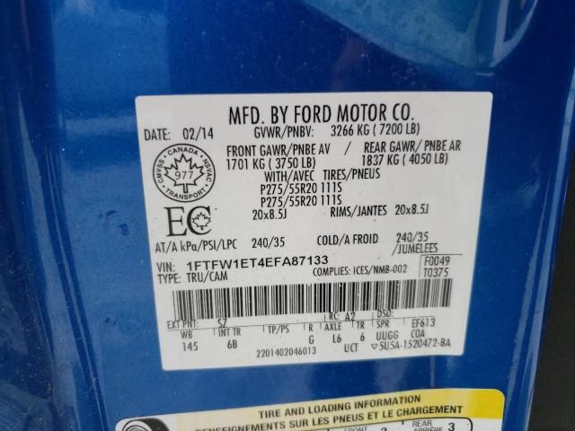 2014 Ford F150 Supercrew