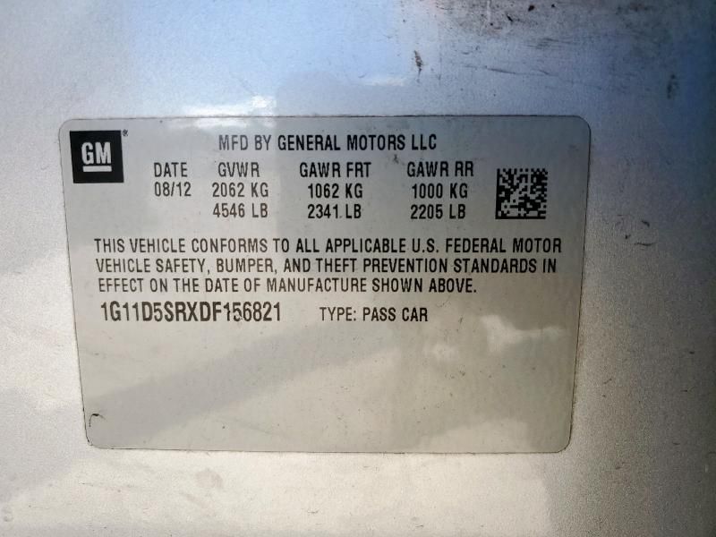2013 Chevrolet Malibu 1LT